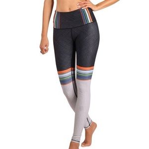 Yoga Democracy Striped Chelsea Crew Legging